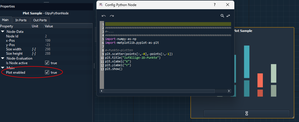 Plotting with nodes