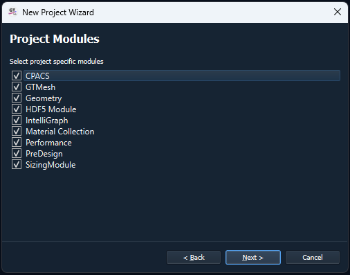 Project Modules