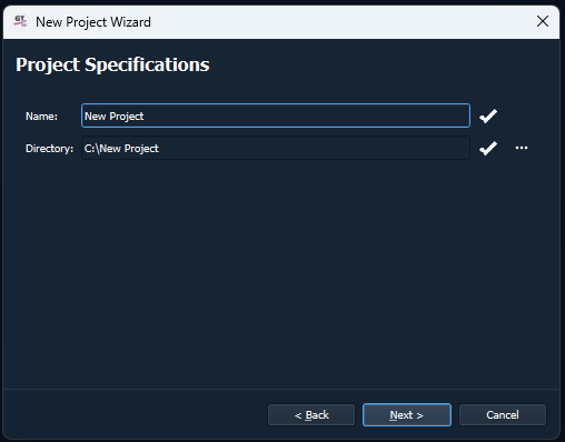 Project Specifications