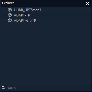 Project Explorer Overview